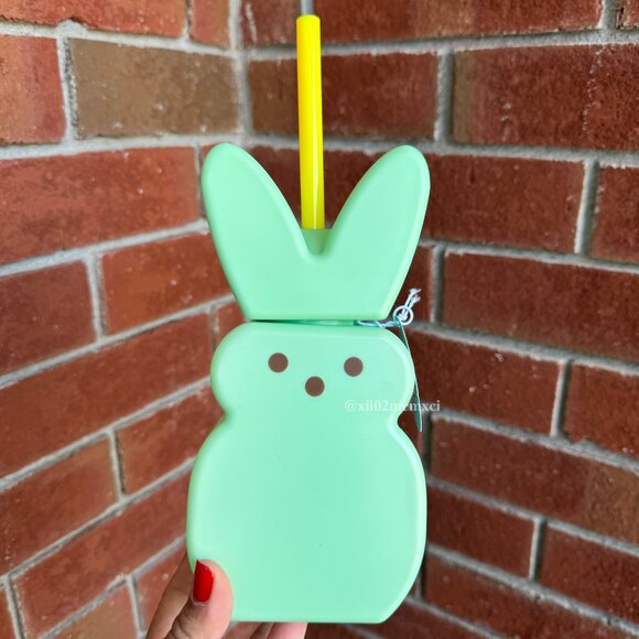 TARGET BULLSEYE PLAYGROUND PEEPS BUNNY TUMBLER 1CT - Picture 1 of 3